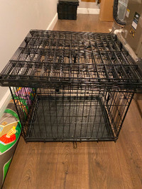 Dog Cage , Metal , Black , excellent condition
