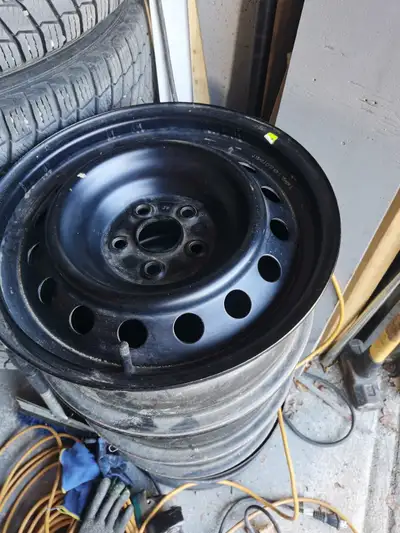 I am selling a set of 15-inch steel wheels in good condition. These wheels are perfect for a winter...