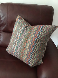 Two 22” large indoor pillows