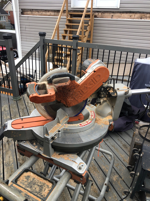 RIDGID chop saw for sale in Power Tools in North Bay - Image 3