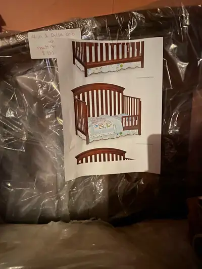 delta 4 in 1 crib and mattress , View more