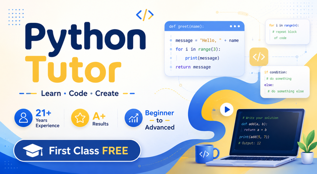 Python Tutor $30/hr | Learn Python the Right Way