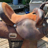 Circle y barrel saddle for sale