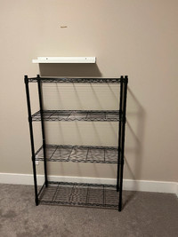 Canadian Tire for Living Metal 4-Tier Wire Storage Shelf Black