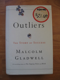 Outliers by Malcolm Gladwell hard cover book