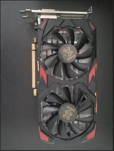 GPU VGA AMD Radeon RX 580 2048SP for Mining or Game 8GB DDRS Fully auto detect by Ubunto 22.04.2 LTS...