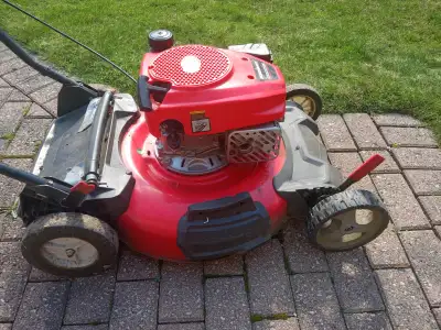 Power Smart 3 in 1 170cc gas lawn mower Comes with a bag Runs completely fine and has four new wheel...