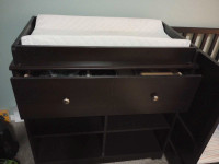 Diaper changing table and dresser
