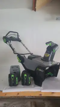 EGO Snow Blower, 2 batteries and 1 charger