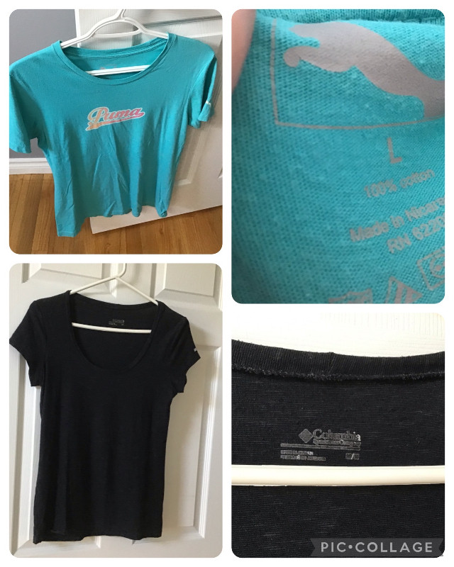 Womens TShirts - Columbia and Puma in Women's - Tops & Outerwear in Moncton