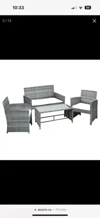 Patio Set (only) - no cushions unfortunately 