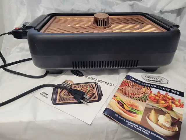 Gotham Steel Smokeless Indoor Grill Nonstick Electric