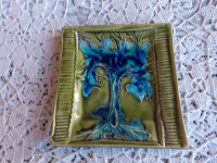 Vintage Tree of Life Pottery--Signed