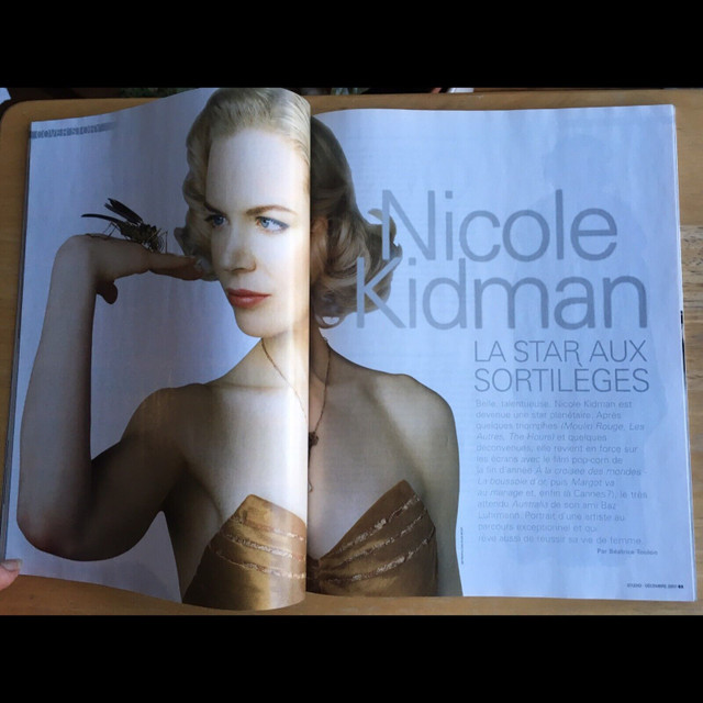 Studio Magazine Dec. 2007 Nicole Kidman FRANÇAIS dans Magazines  à Ville de Montréal - Image 4