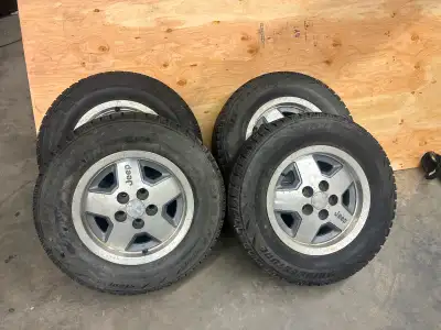 215/70/r15 winter tires on jeep rims
