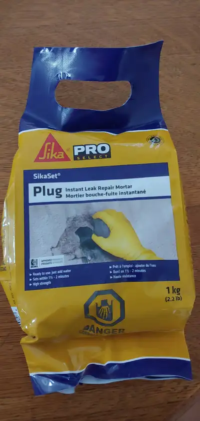 Sika SikaSet Plug,  Concrete & Masonry Repair Mortar unopened, View more