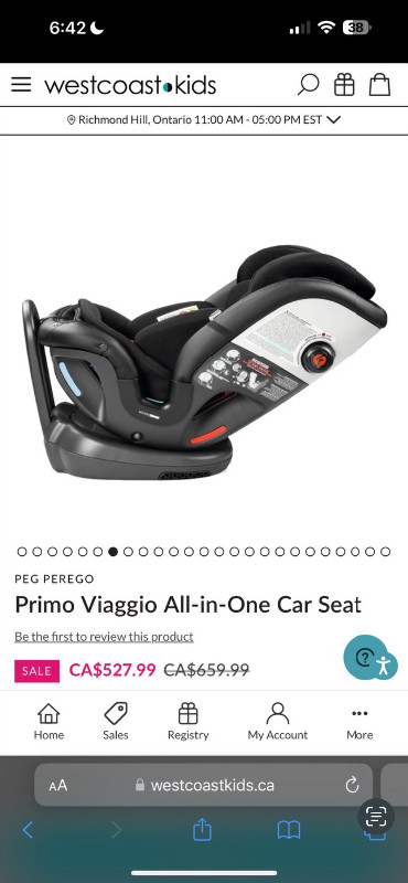 Primo Viaggio All-in-one Car seat in Strollers, Carriers & Car Seats in City of Toronto - Image 3