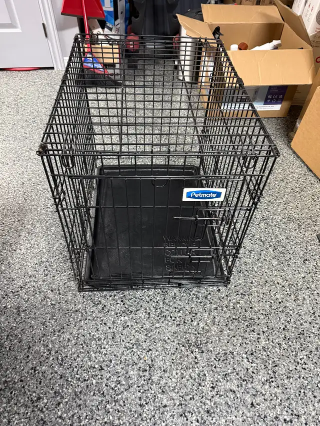 Cage pliante en métal 21X23X18 po usagé in Accessories in Lanaudière - Image 2