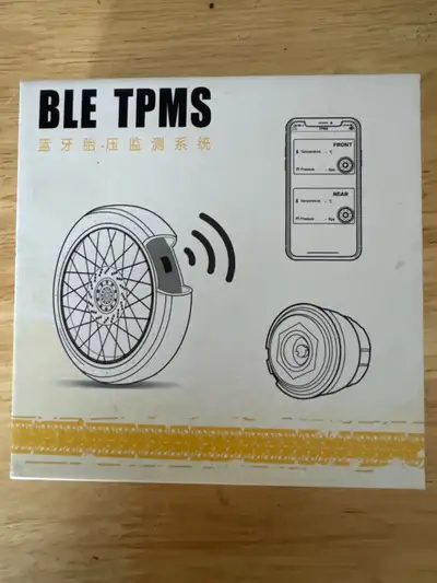 Bluetooth tire pressure monitors for motorcycle. Connect app to your phone and check tire pressure s...