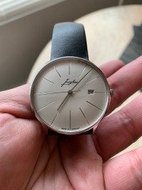 Junghans Meister Fein Automatic Signatur Watch Open Box