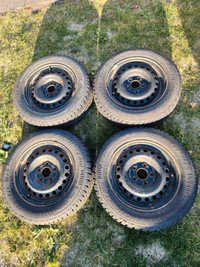 Cooper winter tires on rims
