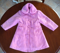 Manteau d'hiver long pour fille 6 ans