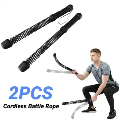 Portable Ropeless Battle Rope – Home Workout Fitness Trainer”, View more