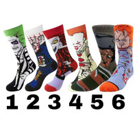 Cotton Breathable Horror Pattern , Funny Socks, Halloween Socks