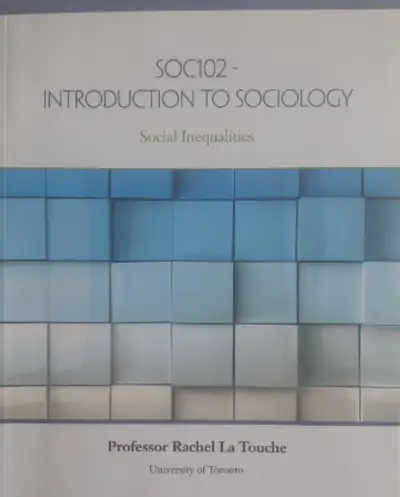 Book for sale: Introduction to Sociology - Social Inequalities, View more