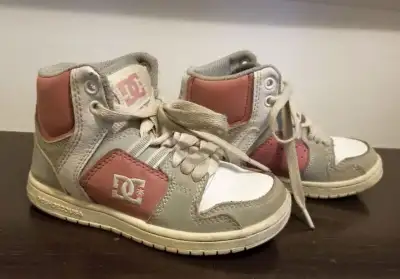 DC leather high top shoes toddler girl size 12, View more