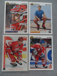 1991-92 UD  +1993 Score NHL Cards. Group 51. U pick $2 each. Roy