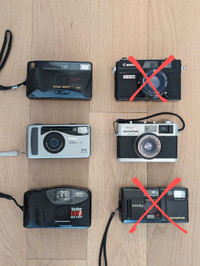 Various film cameras