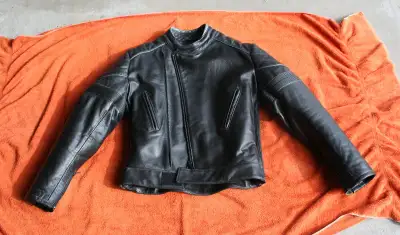 Motorcycle Leather Jacket BIKER LEATHERS - Small Fit Size 40. $100. For this jacket to fit, please m...