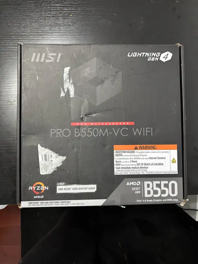 MSI B550M PRO-VDH WIFI (CEC) – Untested