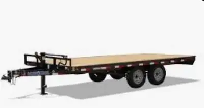 24ft deckover rental trailer, View more