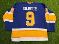1985-87 CCM DOUG GILMOUR ST LOUIS BLUES NHL HOCKEY JERSEY 