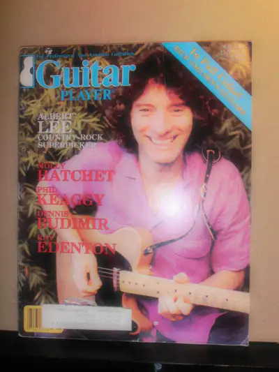 Guitar Player magazine may 1981 Albert Lee cover. Rare et en bon état. Voir autres annonces. Merci !...