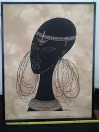 Tableau Peinture Africain Heidi Lange:  Masai Bride