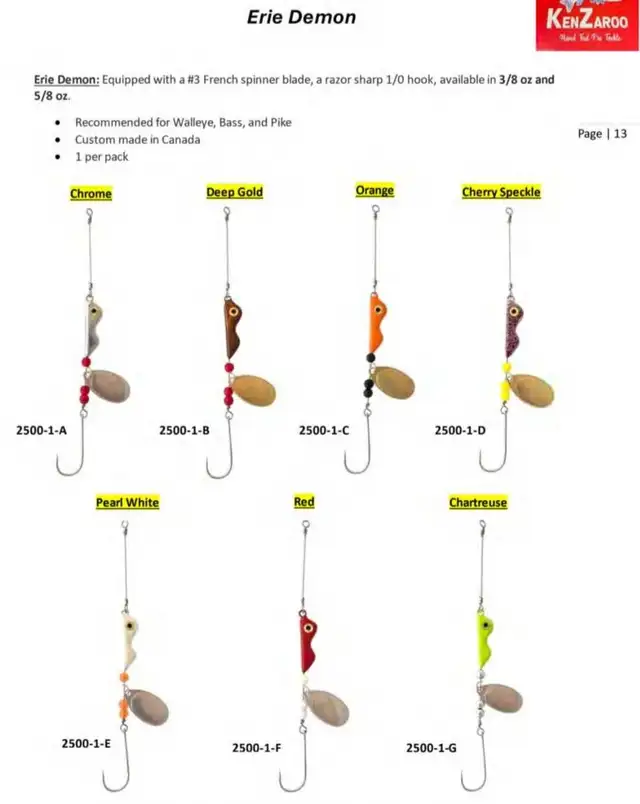 Kenzaroo Pro Tackle in Fishing, Camping & Outdoors in Ottawa - Image 6