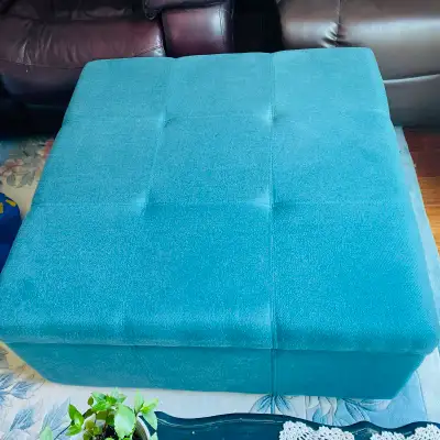 Square Tufted Storage Ottoman, View more