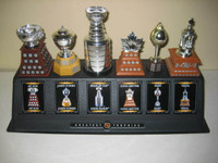 2003 McDonald's Greatest NHL Trophies Set of 6 with Display