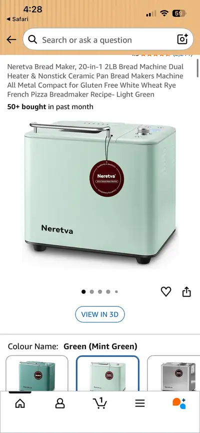 New! Neretva Bread Maker, View more