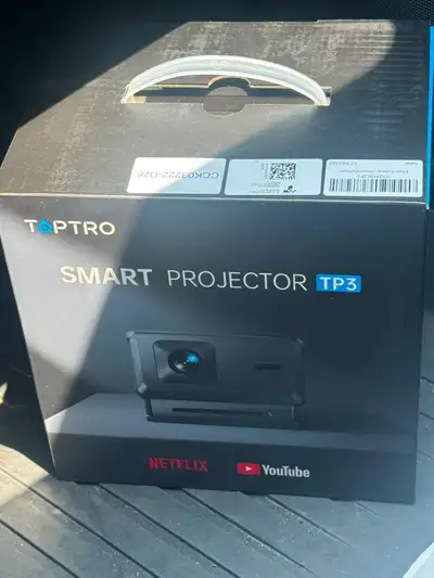 BRAND NEW SMART PROJECTOR TP3 $300 FIRM. SAVE $200 FROM RETAIL., View more
