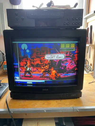 RCA 20” CRT tv and matching VCR, View more