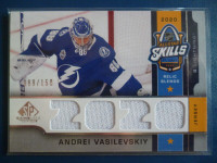 NHL Hockey Jersey cards - Vasilevskiy Lemieux Schultz/Yakupov