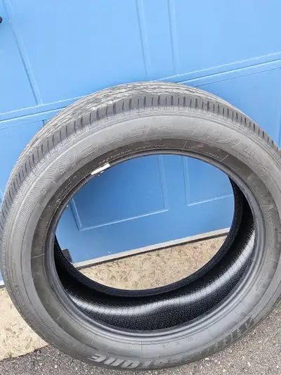Used Bridgestone single tire 245 55 19 103T Tread depth - 5/32"