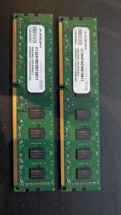 Axiom 8GB (2x4GB) DDR3 RAM, View more