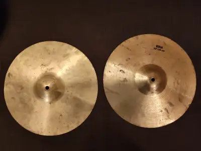 Unmarked 14 Inch Hihat cymbals, View more