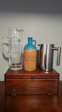 Pitchers (2) and Jug