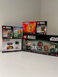 Lego Brickheadz list 40539, 40624, 40540, 40615, 40619, 40623